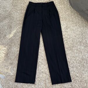 J. Crew Men's Dark Pinstripe Trousers